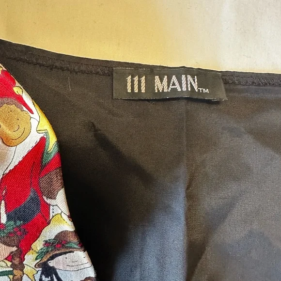 Festive Multicolor Cartoon Print Vest Christmas,Holiday Fashion - Picture 6 of 9